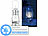 Lunartec Ultra helle LED-Sturmlampe, Akku, 200lm, 3W, Versandrückläufer Lunartec Akku-LED-Sturmlampen