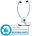 newgen medicals Premium Hörsystem für TV und Musik mit Kopfhörer (Versandrückläufer) newgen medicals Funk-Kinnbügel-Kopfhörer mit Hörverstärker