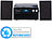 auvisio 5in1-Plattenspieler mit DAB+/FM-Radio, Bluetooth (Versandrückläufer) auvisio