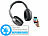 auvisio Over-Ear-Headset, Bluetooth, MP3, FM & Auto Connect, Versandrückläufer auvisio Over-Ear-Headsets mit Bluetooth, MP3-Player & Radio