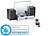auvisio 5in1-Plattenspieler/Digitalisierer, CD, Bluetooth, Versandrückläufer auvisio