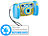 Somikon Kinder-Full-HD-Digitalkamera, 2. Objektiv für Selfie Versandrückläufer Somikon Kinder-Digitalkameras