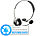 Callstel Profi-Mono-Headset mit Bluetooth & Noise-Cancelling(Versandrückläufer) Callstel On-Ear-Mono-Headsets mit Bluetooth