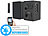 auvisio Aktives Stereo-Regallautsprecher-Set, Versandrückläufer auvisio Aktive Stereo-Regallautsprecher-Set mit Bluetooth und USB-Ladeports