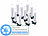 Lunartec 10er-Erweiterungs-Set FUNK-Weihnachtsbaum-LED-Kerzen,Versandrückläufer Lunartec Kabellose LED-Weihnachtsbaumkerzen mit Fernbedienung