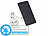 VisorTech,5,5-Watt-Solarpanel mit 5.000-Powerbank, Versandrückläufer VisorTech Akku-Solarpanele für Micro-USB-Geräte