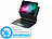 GeneralKeys Magnetische Tastatur-Hülle für 11"-iPad 2024, QWERTZ,Versandrückläufer GeneralKeys Magnetische Tastatur-Hülle für Apple iPads, mit Akku & Tastenbeleuchtung