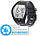 Smartwatch e Ink: newgen medicals E-Ink-Fitness-Tracker FBT-100-3D.u (Versandrückläufer)