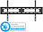 General Office Ultraflache TV-Halterung, 94 - 229 cm, Versandrückläufer General Office TV-Wandhalterungen