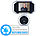 Somikon Digitale Türspion-Kamera mit 8,9-cm-Display, Versandrückläufer Somikon