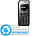 simvalley MOBILE Scheckkarten-Handy Pico RX-486 mit BT, Garantruf (Versandrückläufer) simvalley MOBILE Notruf-Scheckkartenhandys mit GPS und Bluetooth