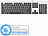GeneralKeys USB-Voll-Tastatur, Super-Slim mit Scissor-Tasten, Versandrückläufer GeneralKeys USB-Tastaturen