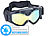 Somikon Premium Skibrille mit integrierter HD-Action-Cam (Versandrückläufer) Somikon Skibrillen Actioncams