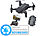 Simulus Faltbarer FPV-Mini-Quadrocopter, Full HD, WLAN, Versandrückläufer Simulus