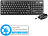GeneralKeys Tastatur-Maus-Kombination 2,4 GHz (PEARL Edition) (Versandrückläufer) GeneralKeys Funktastatur & -Maus Sets