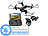 Simulus Faltbarer WiFi-FPV-Quadrocopter mit HD Kamera, Versandrückläufer Simulus