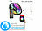 Luminea Home Control WLAN-RGB-LED-Streifen mit Sound-Steuerung, App, 5 m,Versandrückläufer Luminea Home Control WLAN-LED-Streifen-Sets in RGB mit Sprach- und Soundsteuerung 