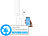 Luminea Home Control WLAN-Wassermelder, externer Sensor, App, Versandrückläufer Luminea Home Control 