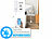 Luminea Home Control ZigBee-Wassermelder mit externem Sensor, Versandrückläufer Luminea Home Control