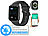 newgen medicals Fitness-Smartwatch mit EKG-, Blutdruck-, SpO2-Anzei. Versandrückläufer newgen medicals