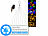 Lunartec Christbaum-Überwurf-Lichterkette, 320 RGBW-LEDs, Versandrückläufer Lunartec Weihnachtsbaum-Überwurf-Lichterketten mit Bluetooth & App-Steuerung