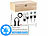 Carlo Milano 9-teiliges Sommelier-Set in edler Holz-Geschenkbox, Versandrückläufer Carlo Milano Wein-Geschenkboxen mit Sommelier-Sets