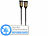 Lunartec 2er-Set LED-Solar-Gartenfackeln mit Flammen-Effekt, Versandrückläufer Lunartec Solar-LED-Gartenfackeln 