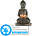 Lunartec Solar-LED-Lampe Buddha (refurbished) Lunartec Gartendeko Solar-Buddhas