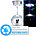 Lunartec Selbstdrehende Discokugel mit Sockel Versandrückläufer Lunartec LED-Discokugeln
