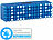 infactory LED-Designer-Wecker "Blue 24", Versandrückläufer infactory LED-Wecker