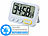 PEARL Digitaler Küchentimer mit Ton-, LED- und alarm, Versandrückläufer PEARL Timer mit Licht- und Vibrations-Alarm