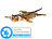 infactory Kuschliger Webpelz-Vorleger "Königstiger", Versandrückläufer infactory Web-Pelz-Vorleger