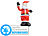 infactory Winkender Leucht-Weihnachtsmann, aufblasbar, 270 cm(Versandrückläufer) infactory Selbstaufblasende Weihnachtsmänner