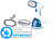 Sichler Haushaltsgeräte 3in1-Dampfglätter, Textilreiniger & Fusselbürste (Versandrückläufer) Sichler Haushaltsgeräte Dampfglätter mit Textil-Bürsten
