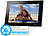 Somikon Digitaler WLAN Bilderrahmen, 10,1"-IPS-Touchscreen (Versandrückläufer) Somikon Digitaler WLAN Bilderrahmen