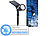 Luminea Solar-LED-Spot mit Erdspieß für Garten & Co, 200 Lu.,Versandrückläufer Luminea LED-Solar-Erdspießstrahler