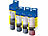 iColor Nachfülltinte für Canon, bk, c, m, y, ersetzt Gi-55, Sparset iColor Multipacks: Nachfüll-Tinten für Canon-Tintenstrahldrucker