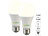 LED Lampe mit Sensor: Luminea 2er-Set LED-Lampen mit Dämmerungssensor, E27, 11 W, 1.050 lm, warmweiß