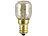 Luminea 4er-Set Backofenlampen, E14, T26, 25 W, 100 lm, warmweiß, bis 300 °C Luminea Backofenlampen E14 (warmweiß)