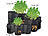 Pflanzenwachstumsbeutel: Royal Gardineer 10er-Set Pflanzen-Wachstumssäcke, 5x 10l, 3x 18l, 2x 38l, Sichtfenster
