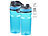 Camping Trinkflasche: Speeron 2er-Set BPA-freie Sport-Trinkflaschen, 700 ml, auslaufsicher, blau
