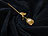St. Leonhard Echte Rose für immer schön, mit 24-karätigem* Gelbgold veredelt, 28 cm St. Leonhard ECHTE Rosen vergoldet