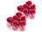 PEARL 2er-Set Geschenkboxen mit je 6 roten Rosen-Duftseifen PEARL