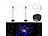 Lunartec 2er-Set Garten-Solar-Lichtdekos mit Feuerwerk-Effekt, 120 LEDs, IP44 Lunartec Solar-LED-Dekoleuchten mit Feuerwerk-Effekt