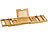 BadeStern Verstellbare Badewannen-Ablage & Bett-Tablett, Bambusholz, 75 - 109 cm BadeStern 2in1-Badewannenablagen und Bett-Tabletts