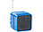 auvisio Mini-MP3-Station MPS-560.cube mit Radio, Versandrückläufer auvisio MP3-Würfel-Radios mit Bluetooth und Wecker