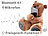 Teddy, Bluetooth: auvisio Lautsprecher-Teddybär mit Bluetooth 4.1 + EDR und Mikrofon, 10 Watt