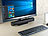 auvisio PC-Stereo-Soundbar, Bluetooth, AUX, USB-Stromversorgung, 20 W (ref.) auvisio Mini-Soundbars mit Bluetooth