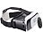 auvisio Virtual-Reality-Brille VRB58.3D und Mini-Game-Controller mit Bluetooth auvisio Virtual-Reality-Brillen für Smartphones