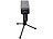 auvisio Profi-Kondensator-Studio-Mikrofon mit Stativ, 3,5-mm-Klinkenstecker auvisio USB-Stand-Mikrofone